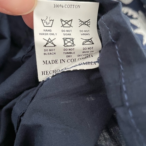 WAIMARI's 'Emanuelle' navy embroidered midi dress NWT - Picture 12 of 13